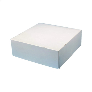 Tortenkartons 18x18x05 cm WEISS