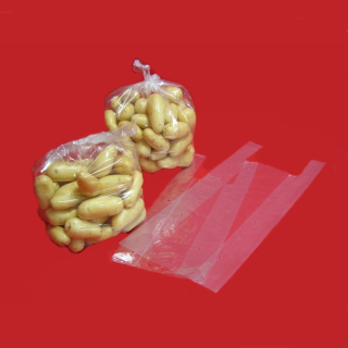 Obst- u. Kartoffeltragetasche gelocht transparent 5 kg