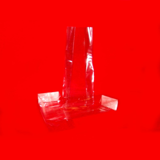 PP-Blockboden-Beutel transparent 80x40x240 mm