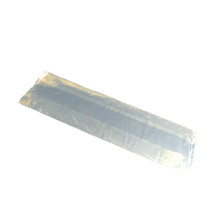 Poly Beutel transparent geblockt mit Falte 150x100x500